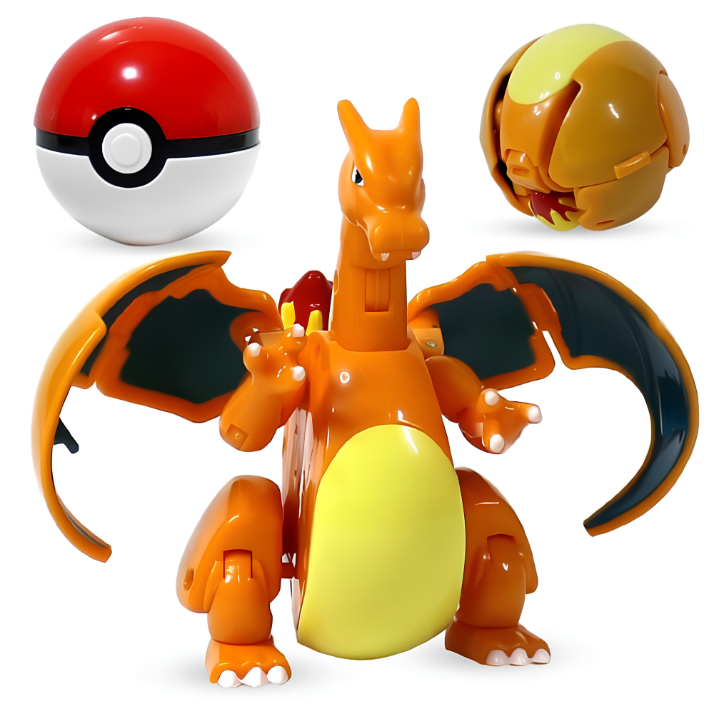 Figurine Pokémon avec pokéball 13cm