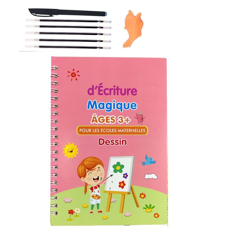 CAHIERS ÉCRITURE ENFANTS Calligraphie Mathématiques/Dessins